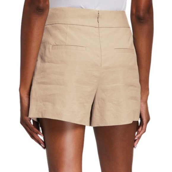 *SOLD* Veronica Beard 'Thomas' Linen-Gabardine Skort, Khaki - Picture 3 of 3